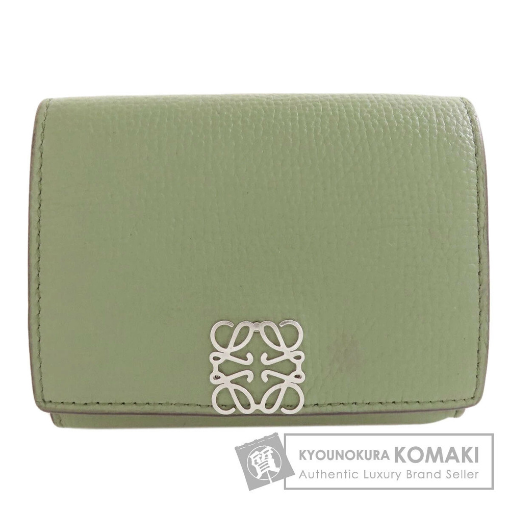 Loewe Compact Wallet Bi fold coin purse Leather